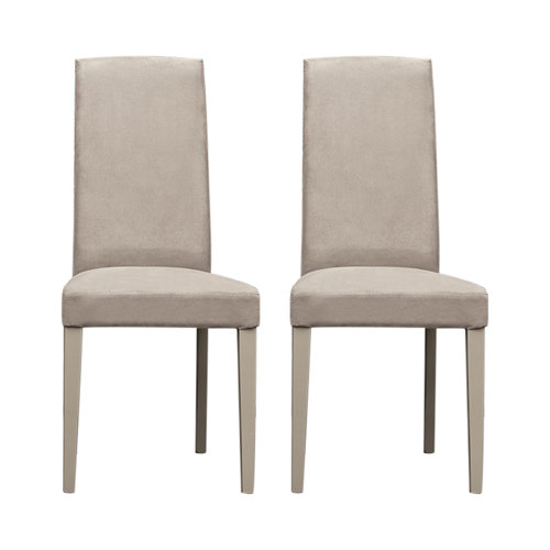 Esszimmerstuhl Set Lenore (Set of 2) Ophelia & Co. Polsterfarbe: Beige| Beinfarbe: Beige Esszimmerstuhl Set Lenore (Set of 2) Ophelia & Co. Polsterfarbe: Beige| Beinfarbe: Beige